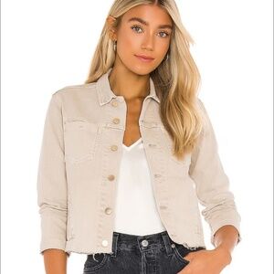 L’Agence Janelle bisque denim jacket